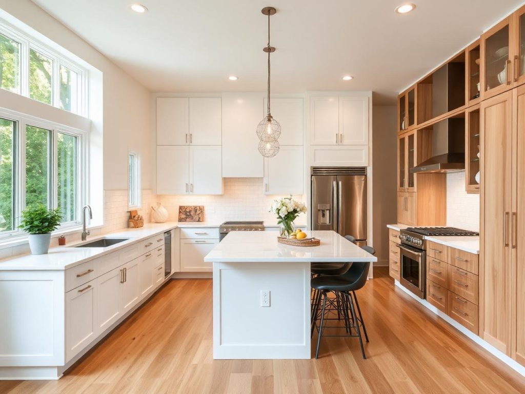 The same kitchen after Breit Construction remodel